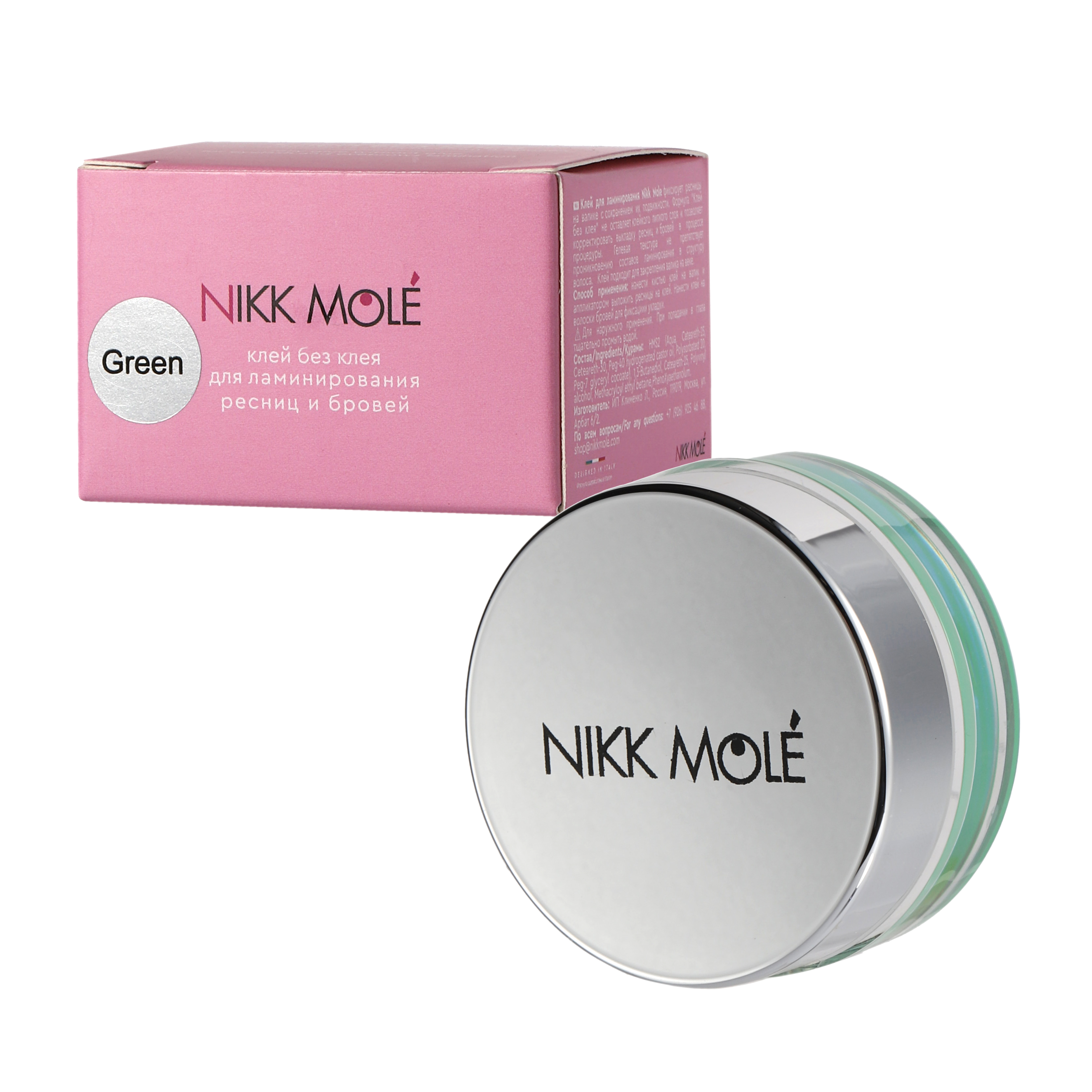 Клей без клея для ламинирования ресниц Green NIKK MOLE